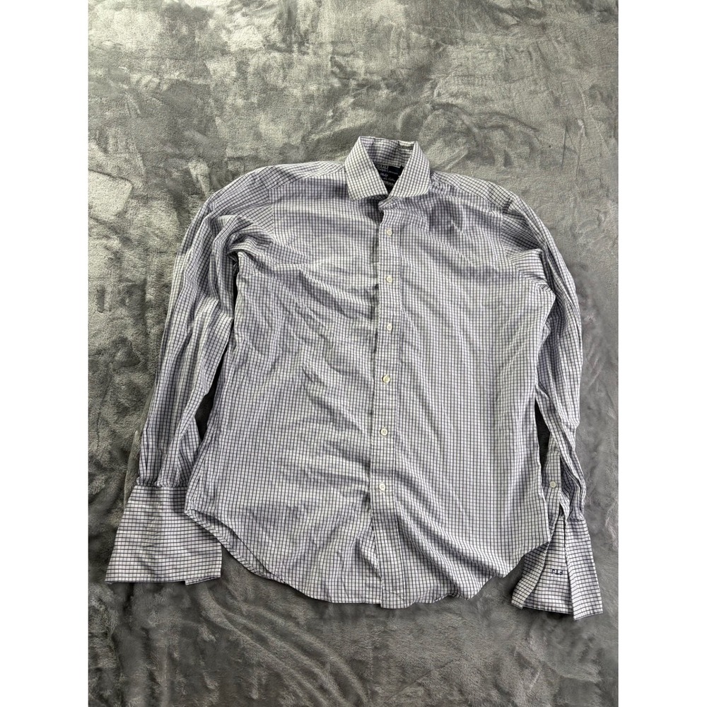 Polo Ralph Lauren Philip Men's‎ Dress Shirt Size 15 White Two-ply Cotton Fabric